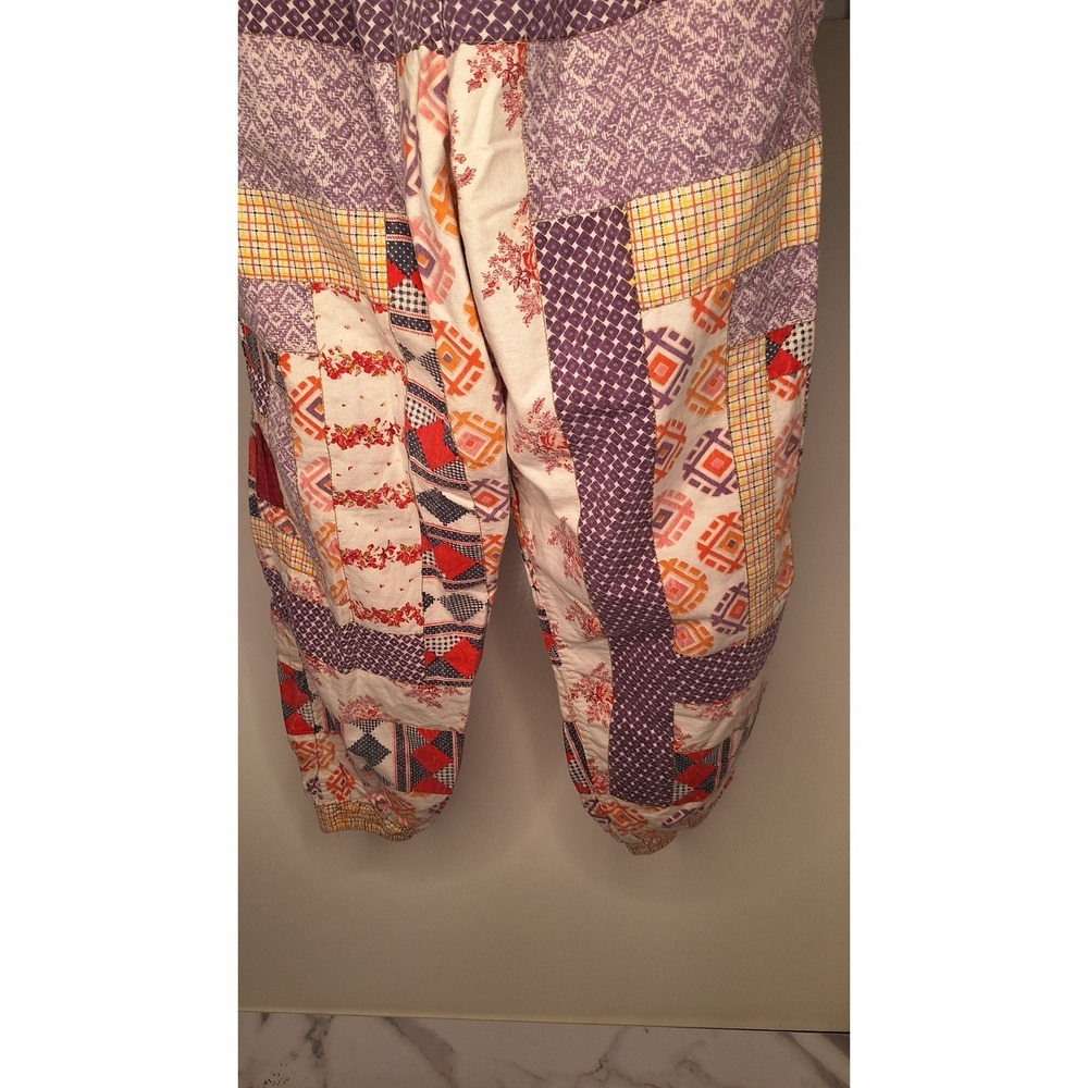 Kimchi Blue Patchwork Jogger Pants Multi Pattern … - image 3